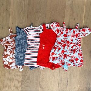 Janie and Jack Romper Lot - Size 12-18 months